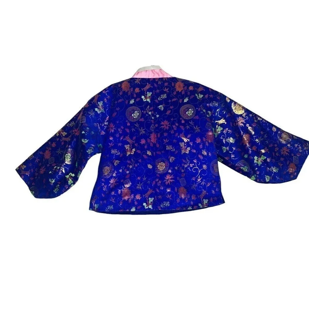 Geisha Girl Japanese Kimono, Jacket & Vest Costume Size XS Handmade
